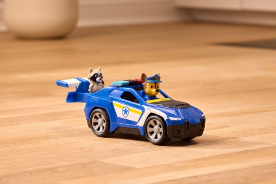 Imagine PATRULA CATELUSILOR CAUTARE SI SALVARE SET FIGURINA CHASE SI VEHICUL MASINA DE POLITIE