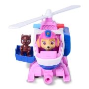 Imagine PATRULA CATELUSILOR CAUTARE SI SALVARE SET FIGURINA SKYE SI VEHICUL ELICOPTER