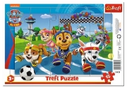 Imagine PUZZLE TREFL 15 CU CADRU PATRULA CATELUSILOR CAINI DE AJUTOR