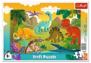 Imagine PUZZLE TREFL 15 CU CADRU DINOZAURI