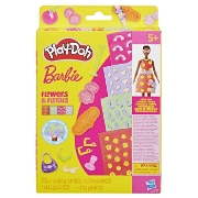 Imagine PLAY DOH BARBIE SET PLASTELINA CREATII VESTIMENTARE FLORALE