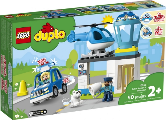 Imagine LEGO DUPLO SECTIE DE POLITIE SI ELICOPTER 10959