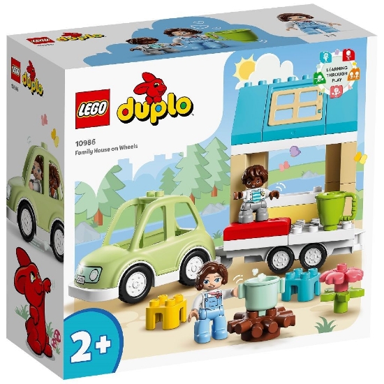 Imagine LEGO DUPLO CASA PE ROTI A FAMILIEI 10986