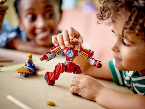 Imagine Lego Super Heroes Iron Man Hulkbuster vs Thanos 76263