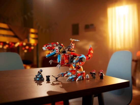 Imagine LEGO DREAMZzz Dinozaurul robot C-Rex al lui Cooper 71484