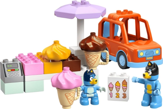 Imagine LEGO DUPLO VIZITA CU BLUE LA FURGONETA DE INGHETATA 10458 