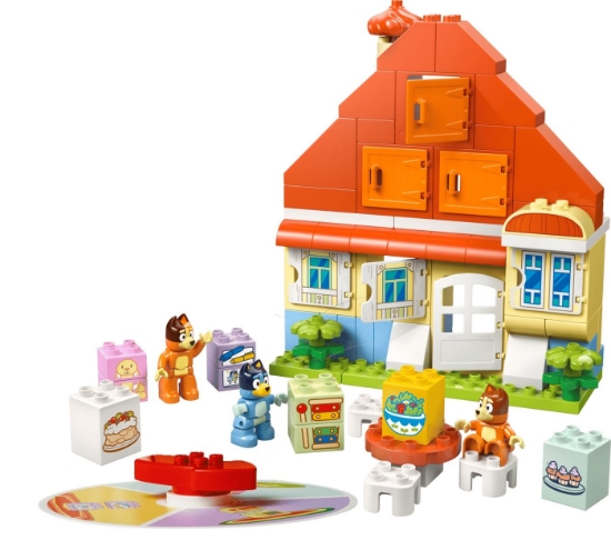 Imagine LEGO DUPLO CASA DE FAMILIE A LUI BLUE CU JOC DE MEMORIE 10459