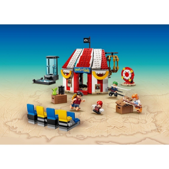 Imagine LEGO ONE PIECE CORTUL DE CIRC AL CLOVNULUI BUGGY 75637