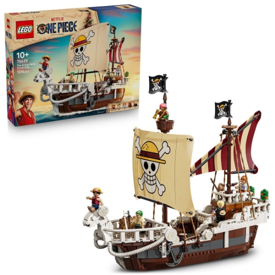 Imagine LEGO ONE PIECE CORABIA DE PIRATI FASNEATA MERRY 75639