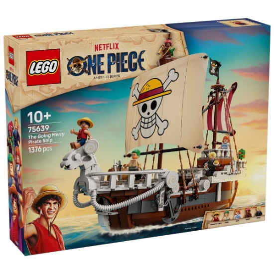 Imagine LEGO ONE PIECE CORABIA DE PIRATI FASNEATA MERRY 75639