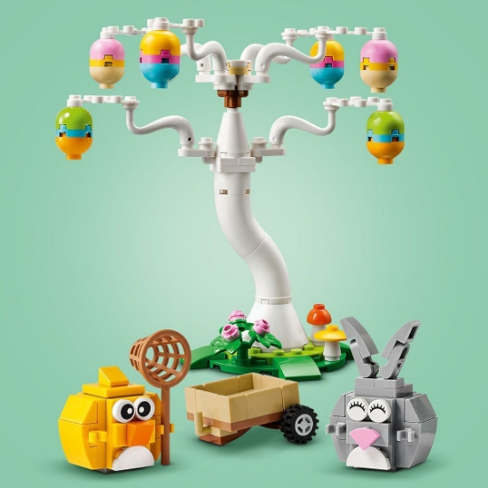 Imagine LEGO ICONICS IEPURAS SI VANATOARE DE OUA DE PASTE 40808