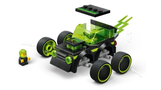 Imagine LEGO CITY VEHICULE MASINA DE CURSE DIN JOCURI VIDEO 60484