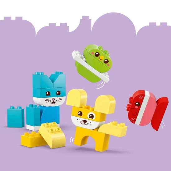 Imagine LEGO DUPLO ANIMALUTE DE COMPANIE CREATIVE 3 IN 1 10477