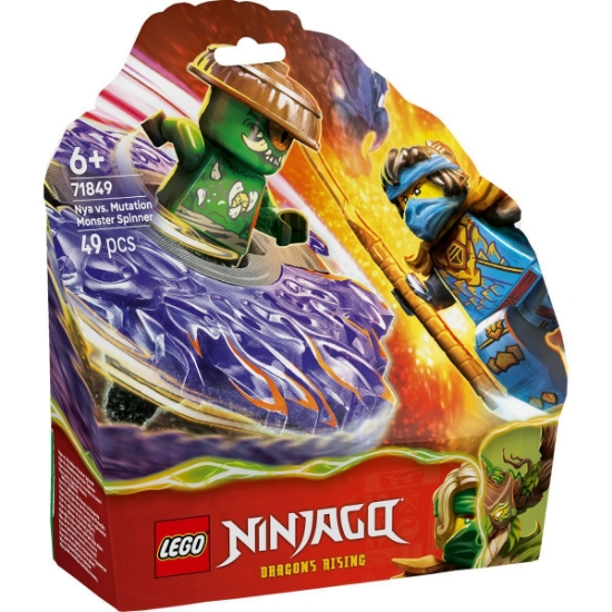 Imagine LEGO NINJAGO NYA VS SPINNERUL MONSTRU CU MUTATII 71849
