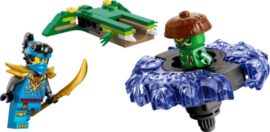 Imagine LEGO NINJAGO NYA VS SPINNERUL MONSTRU CU MUTATII 71849