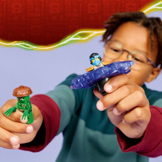 Imagine LEGO NINJAGO NYA VS SPINNERUL MONSTRU CU MUTATII 71849