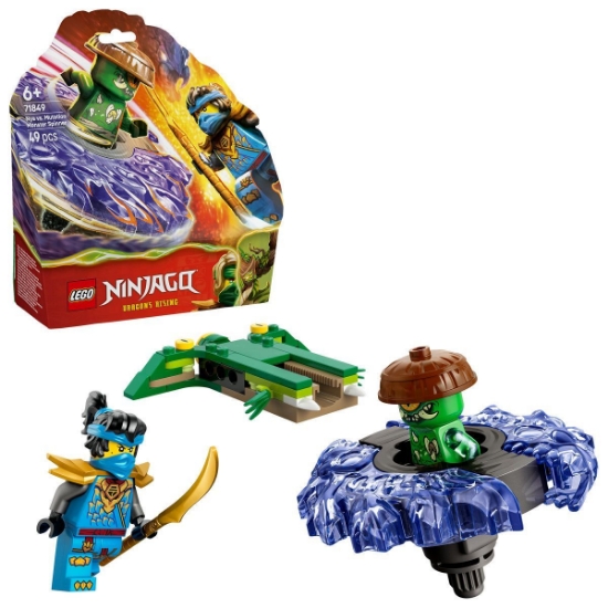 Imagine LEGO NINJAGO NYA VS SPINNERUL MONSTRU CU MUTATII 71849