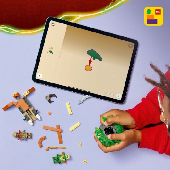 Imagine LEGO NINJAGO LLOYD VS SPINNERUL MONSTRU DE PAMANT 71850