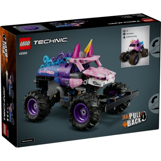 Imagine LEGO TECHNIC MONSTER JAM SPARKLE SMASH CU MOTOR CU ARC 42220