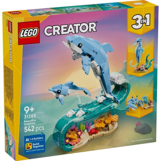 Imagine LEGO CREATOR ANIMALE MARINE DELFINI SUPERBI 31385