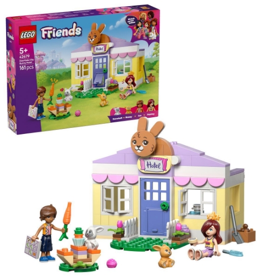 Imagine LEGO FRIENDS HOTEL PENTRU IEPURASI IN ORASUL HEARTLAKE 42679