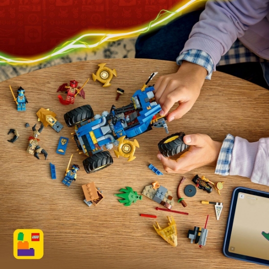 Imagine LEGO NINJAGO MASINA TRANSFORMABILA A LUI JAY 71856