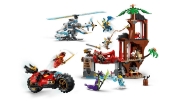 Imagine LEGO NINJAGO LUPTA LA CASA DIN COPAC CU VEHICULE NINJA 71857