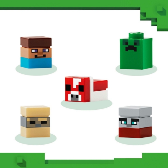 Imagine LEGO MINECRAFT MINIBIOMURI 21589