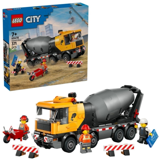 Imagine LEGO CITY AUTOBETONIERA 60478