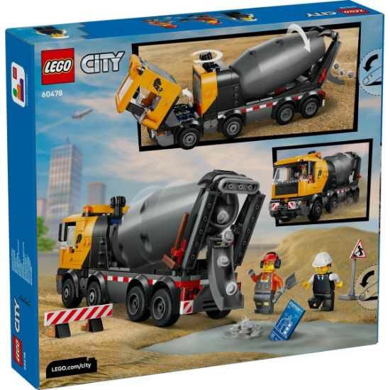 Imagine LEGO CITY AUTOBETONIERA 60478