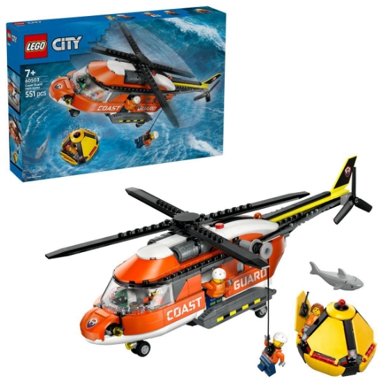 Imagine LEGO CITY ELICOPTER AL PAZEI DE COASTA 60503