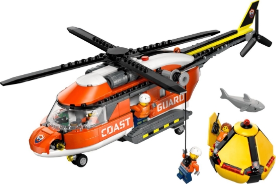 Imagine LEGO CITY ELICOPTER AL PAZEI DE COASTA 60503
