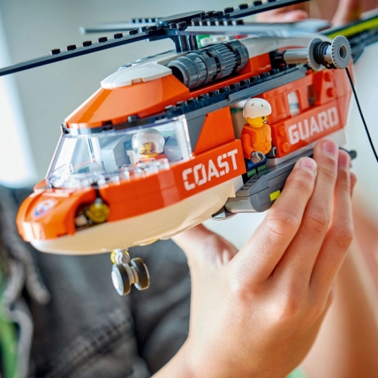Imagine LEGO CITY ELICOPTER AL PAZEI DE COASTA 60503