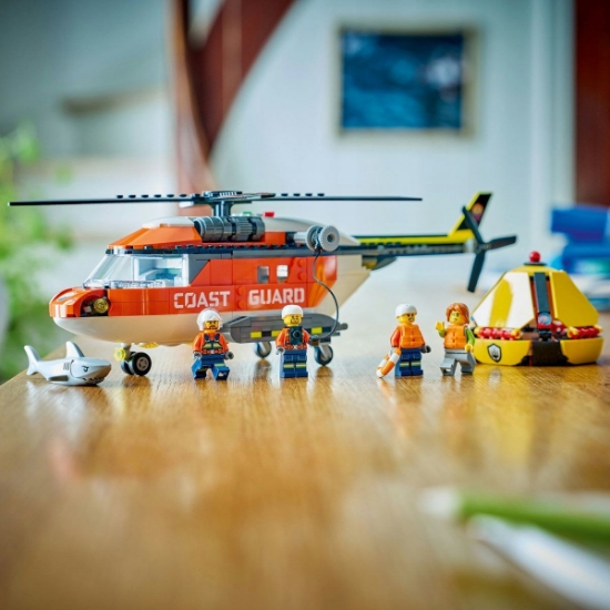 Imagine LEGO CITY ELICOPTER AL PAZEI DE COASTA 60503