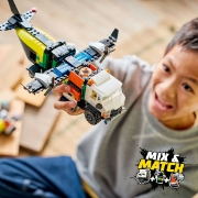 Imagine LEGO CITY AVION AUTOSPECIALA DE SERVICE SI AEROGLISOR IN VERSIUNI ADAPTATE 60505