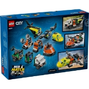 Imagine LEGO CITY AVION AUTOSPECIALA DE SERVICE SI AEROGLISOR IN VERSIUNI ADAPTATE 60505