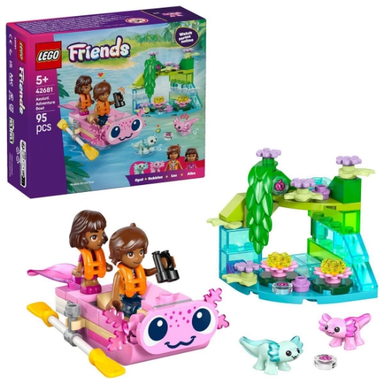 Imagine LEGO FRIENDS BARCA AXOLOTL PENTRU AVENTURI 42681