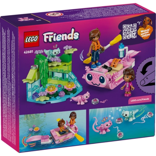 Imagine LEGO FRIENDS BARCA AXOLOTL PENTRU AVENTURI 42681