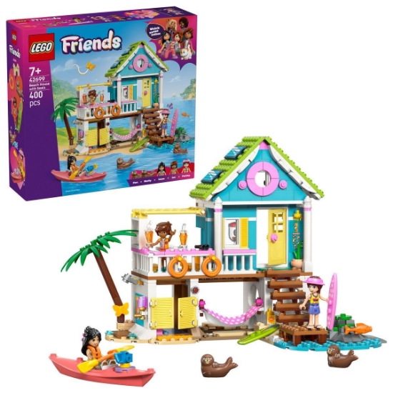 Imagine LEGO FRIENDS CASA PE PLAJA CU FOCI 42699