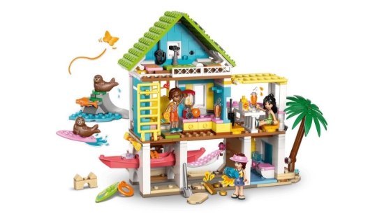 Imagine LEGO FRIENDS CASA PE PLAJA CU FOCI 42699