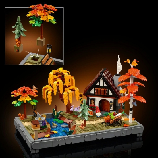 Imagine LEGO ICONS GRADINA DE CABANA TOAMNA 11372