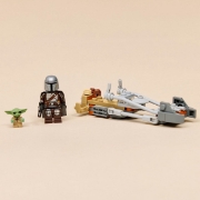 Imagine LEGO STAR WARS MOTOCICLETA RAPIDA A LUI MANDALORIAN SI GROGU 75436