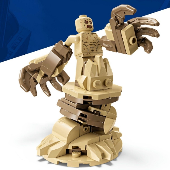 Imagine LEGO MARVEL BATALIE MEMORABILA OMUL PAIANJEN VS SANDMAN 76334