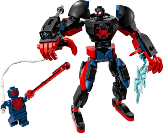 Imagine LEGO MARVEL ROBOTUL LUI MILES MORALES VS OMUL PAIANJEN 2099 76337