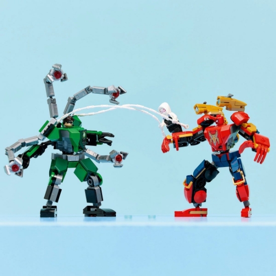 Imagine LEGO MARVEL BATALIA ROBOTILOR OMUL PAIANJEN VS DOC OCK 76338