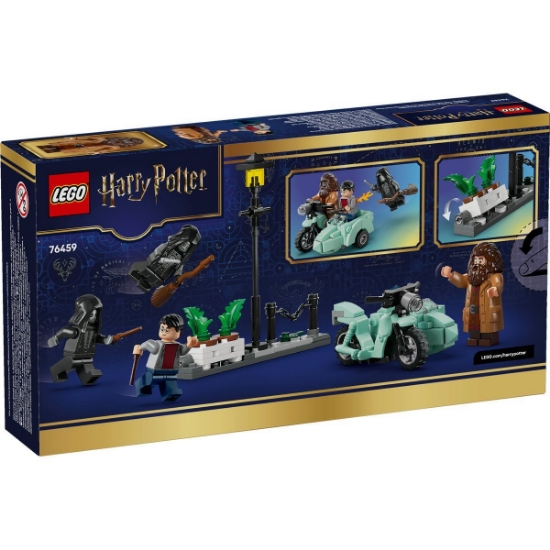 Imagine LEGO HARRY POTTER HAGRID SI HARRY IN FUGA DE PE ALEEA BOSCHETELOR 76459
