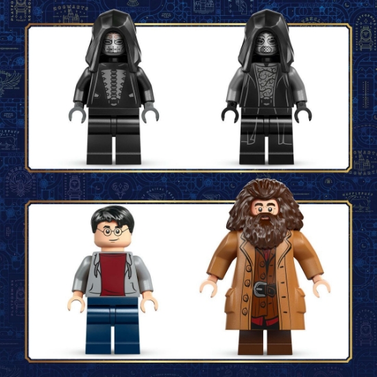 Imagine LEGO HARRY POTTER HAGRID SI HARRY IN FUGA DE PE ALEEA BOSCHETELOR 76459