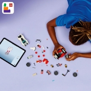 Imagine LEGO SONIC MASINA LUI SILVER VS CAMIONUL GIGANT AL LUI KNUCKLES 77118