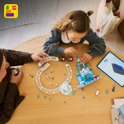 Imagine LEGO DISNEY FROZEN AVENTURA CU SANIA PE SINE LA CASTELUL DE GHEATA  AL ELSEI 43281