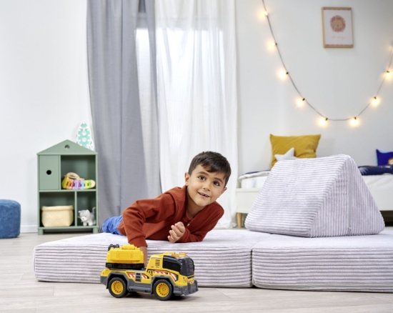 Imagine  DICKIE CAMION CU EXCAVATOR CU SUNETE SI LUMINI 30CM